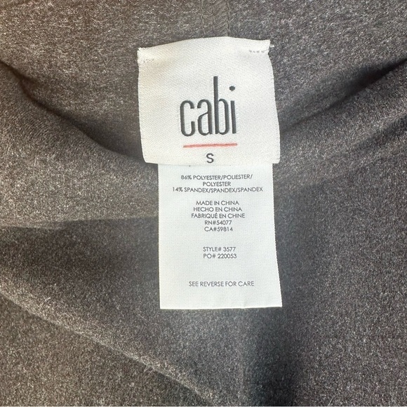 CAbi XL #3577 Skirted Leggings Dark Gray Charcoal Size Small - Picture 4 of 4